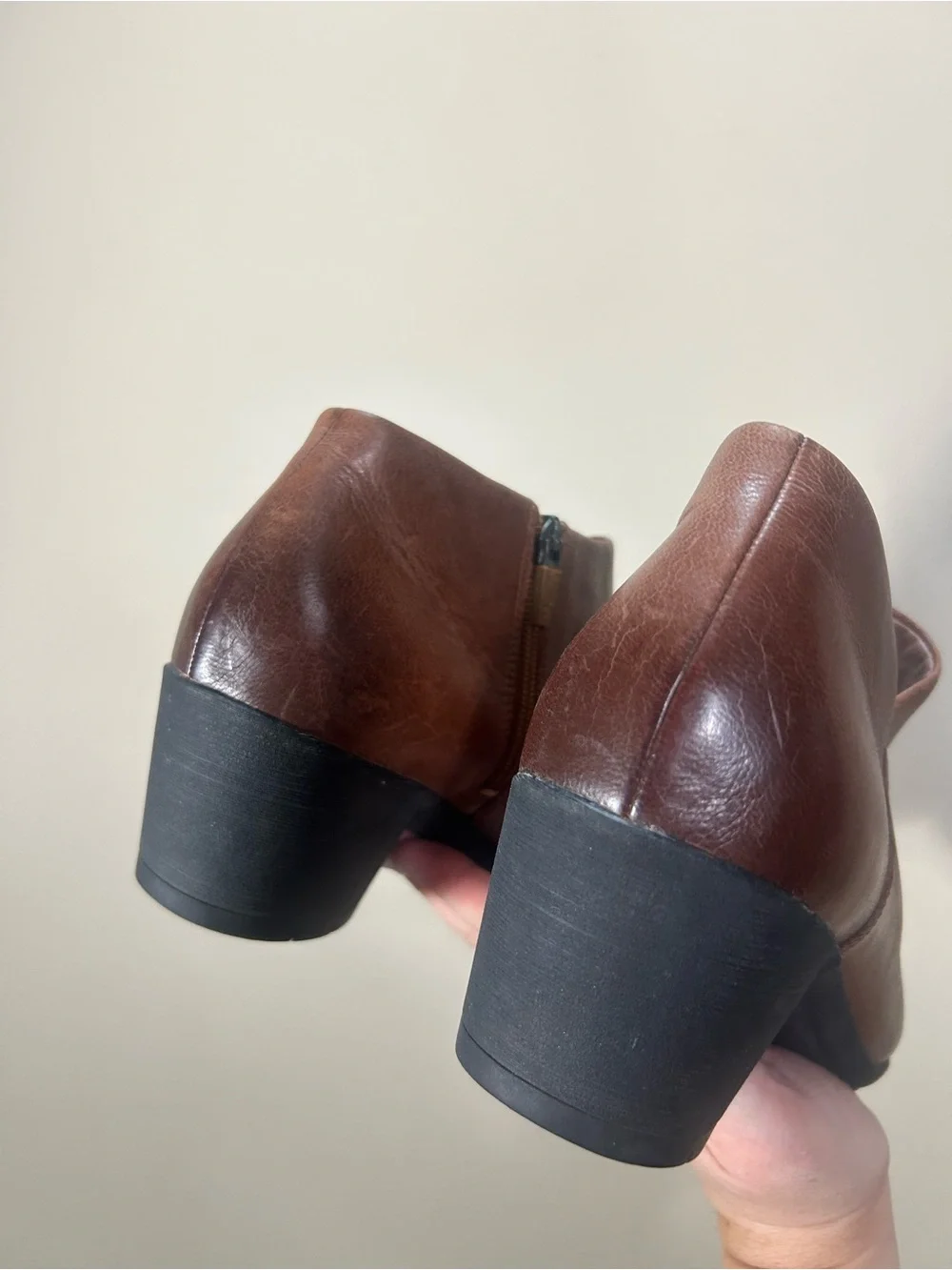 Dansko Women’s Raina Brown Leather Low Heel Ankle Booties Size 41 US 11